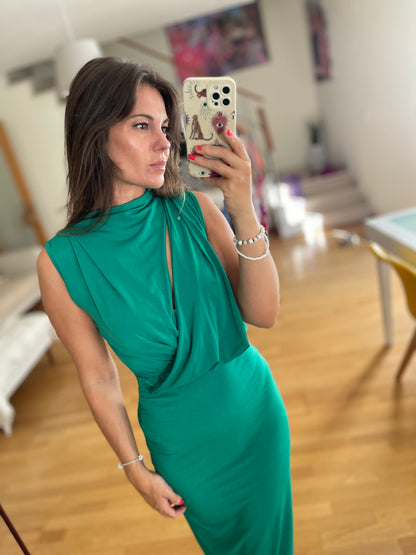 ANITA | Vestido midi com abertura