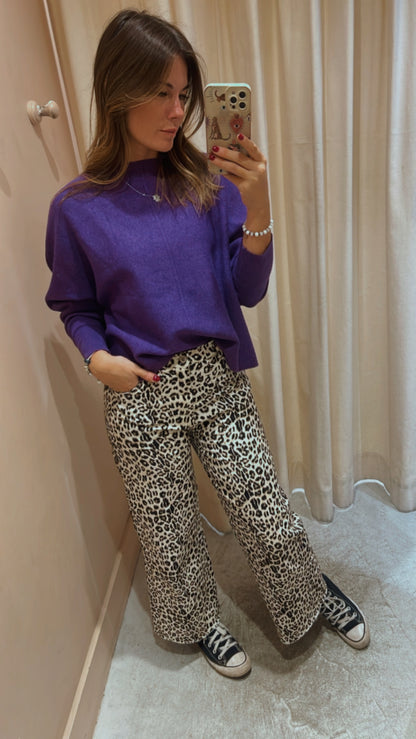 BROOKE | Animal print jeans