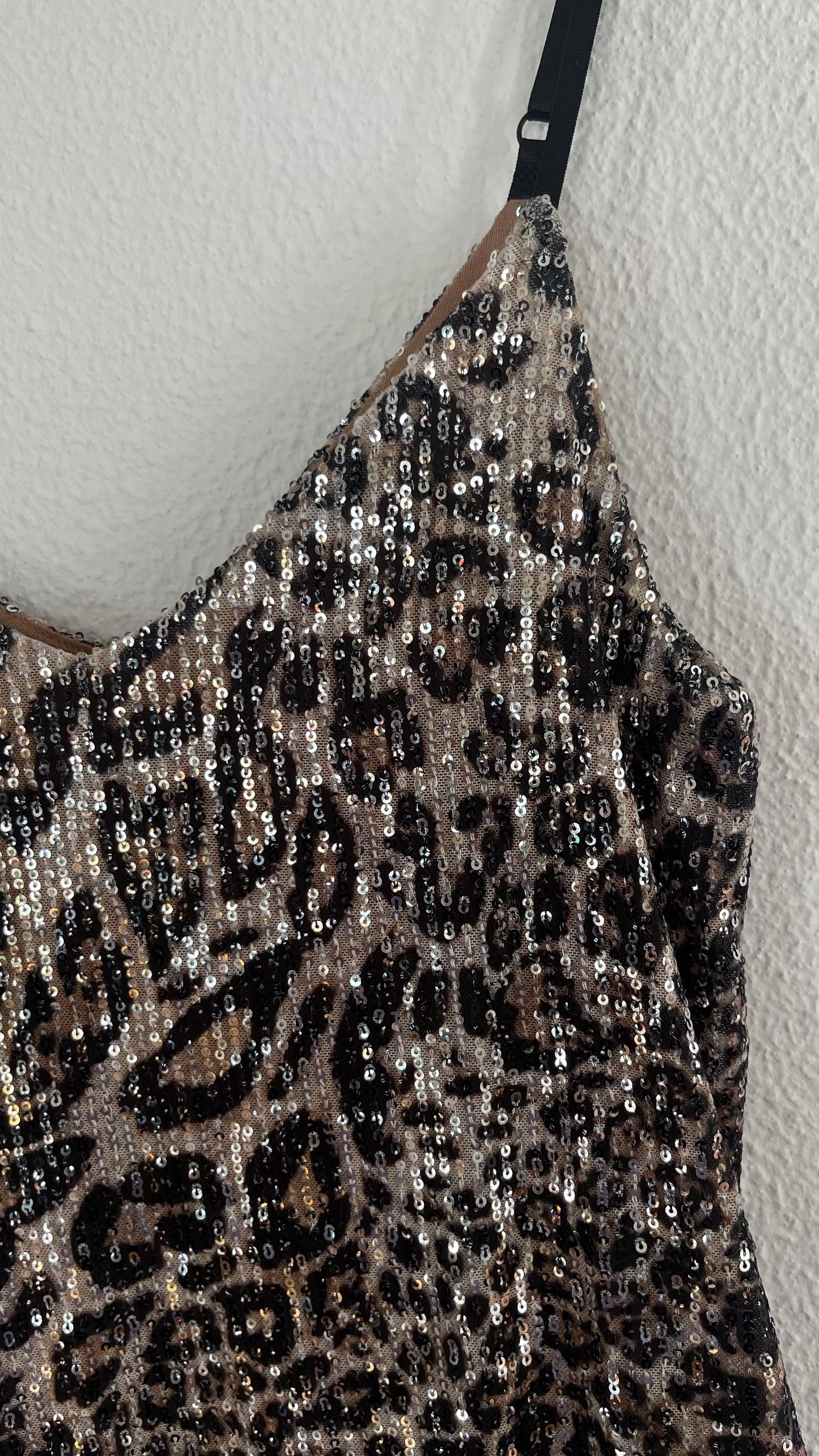 GLITTER LEO | Leopard top with sequins