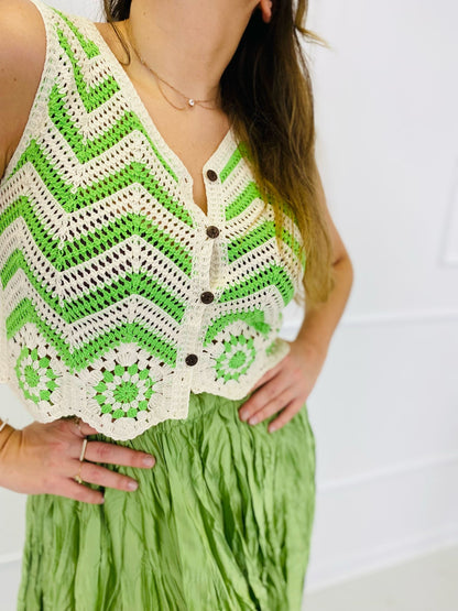 AUZY | Top em crochet