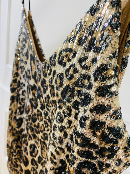 GLITTER LEO | Leopard top with sequins