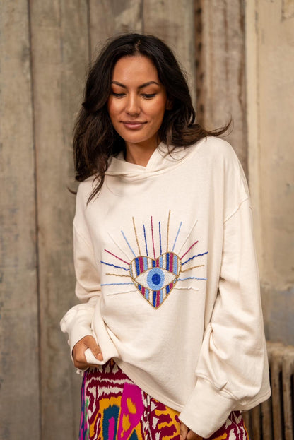 EYE LOVE | Sweat com bordados