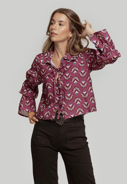 FLORENCE | Printed blouse