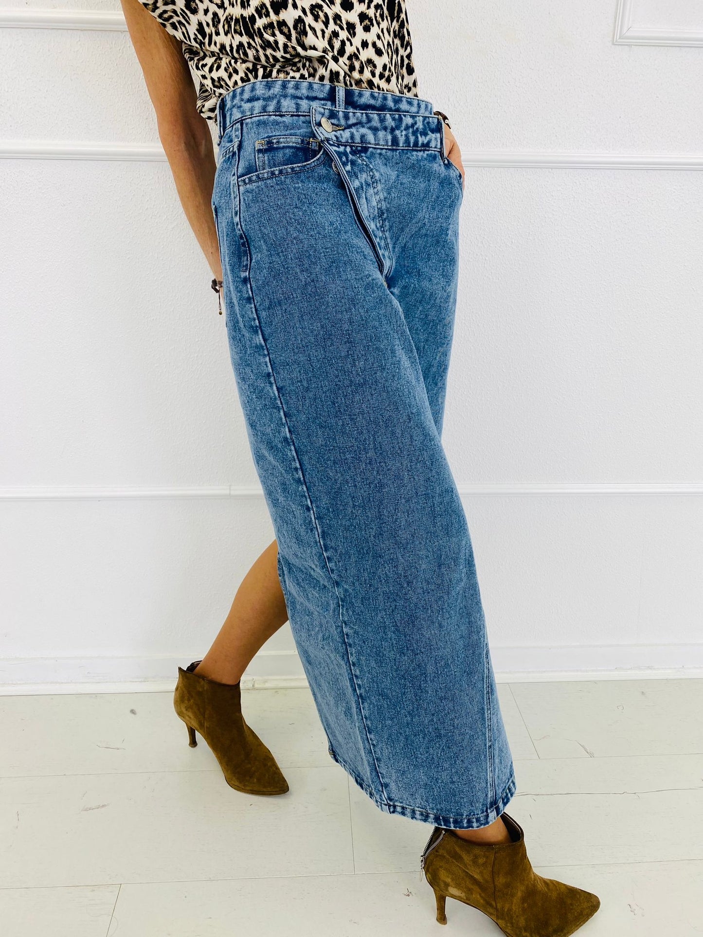 BONNIE | Saia jeans midi