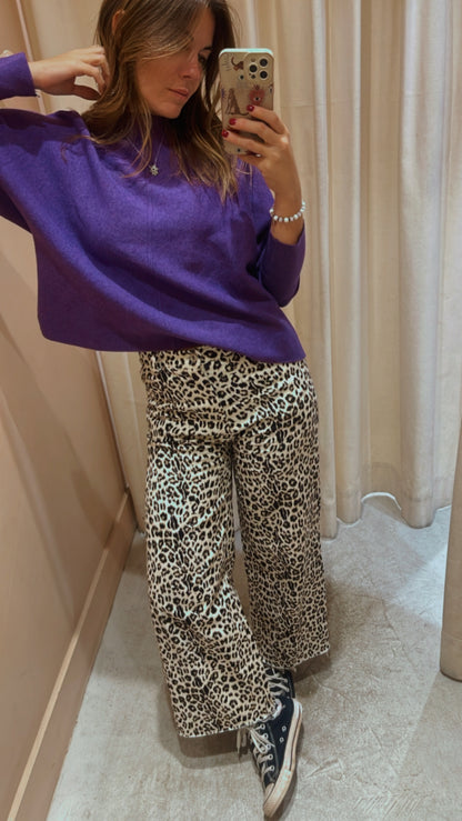 BROOKE | Animal print jeans