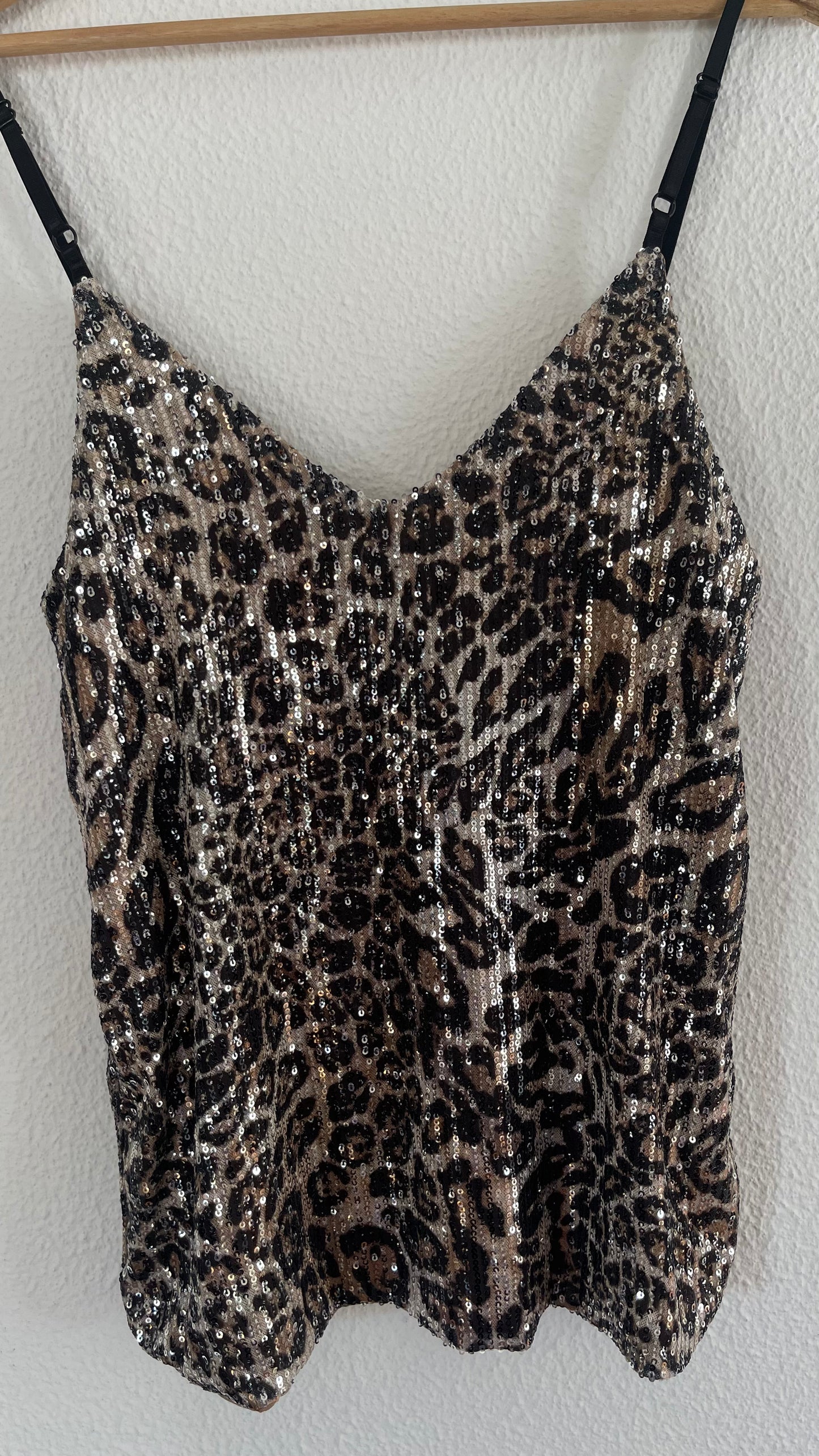 GLITTER LEO | Leopard top with sequins