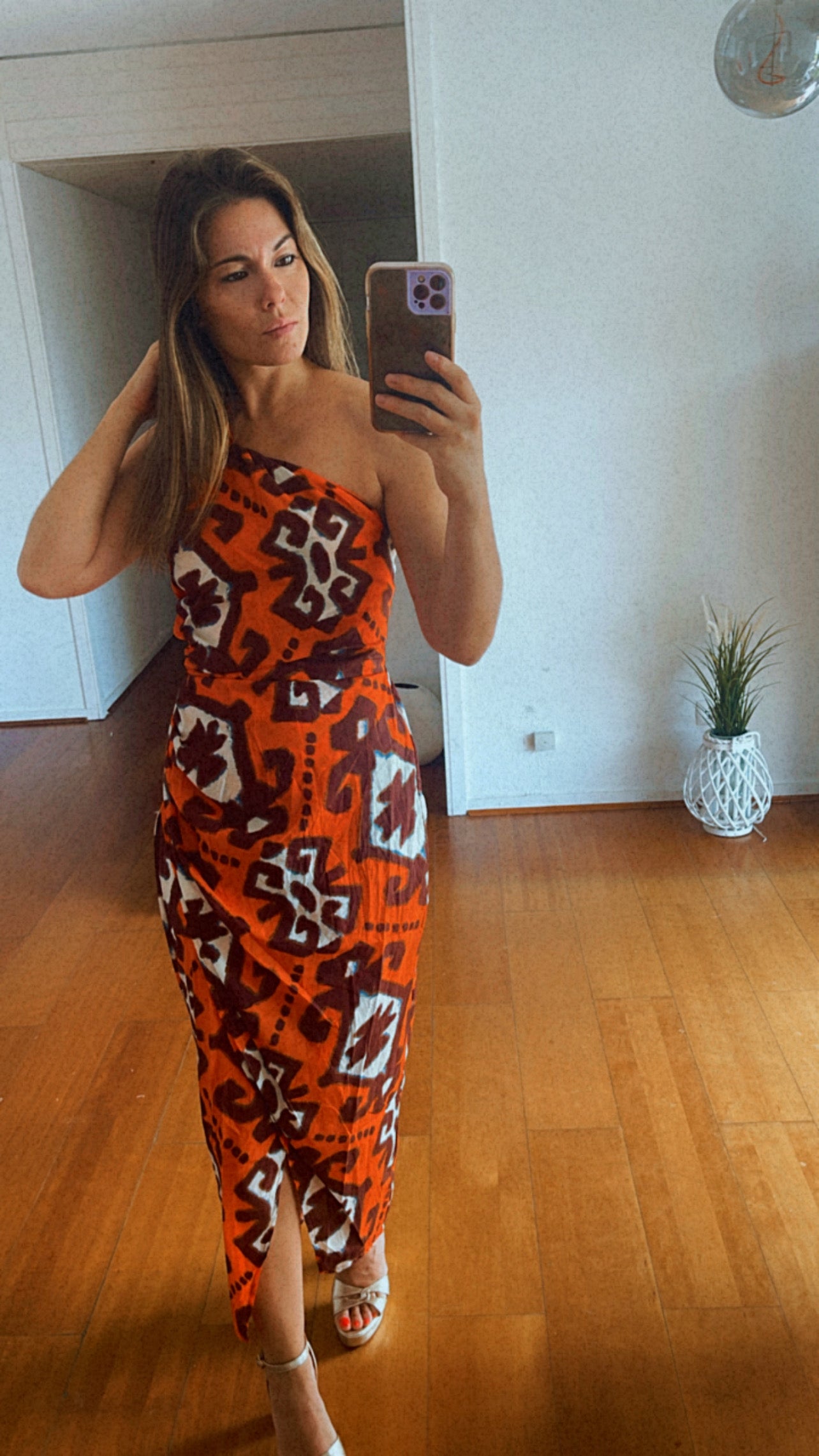 GOA ORANGE | Vestido estampado