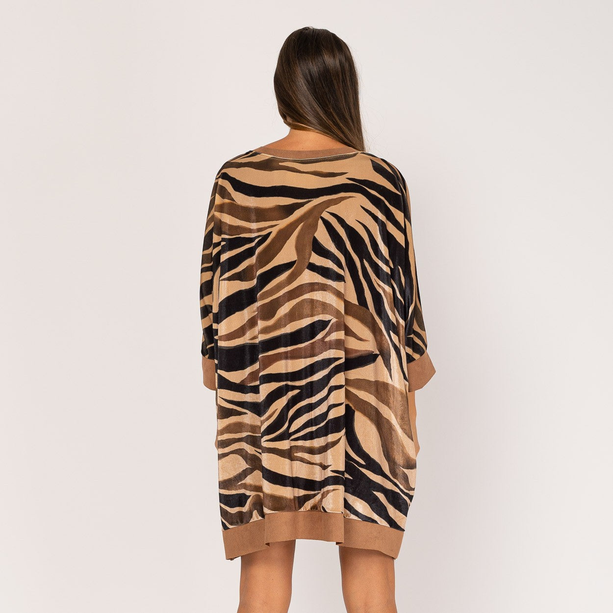 ZEBRA | Velvet dress