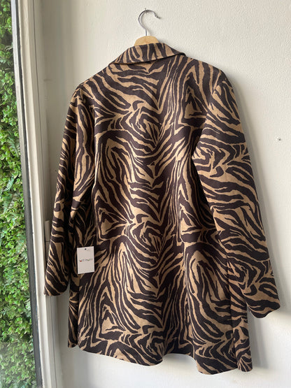 SAFARI | Oversize zebra coat