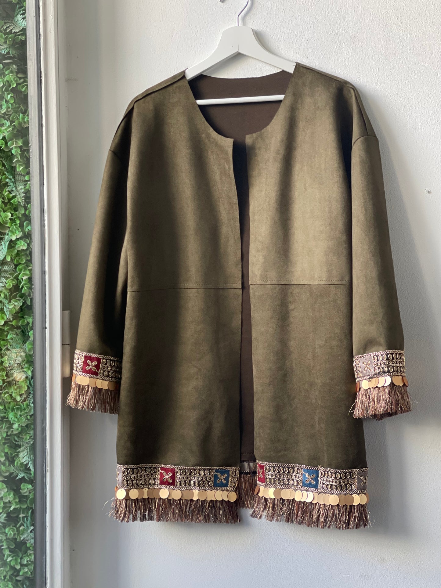 INDIA | Khaki coat