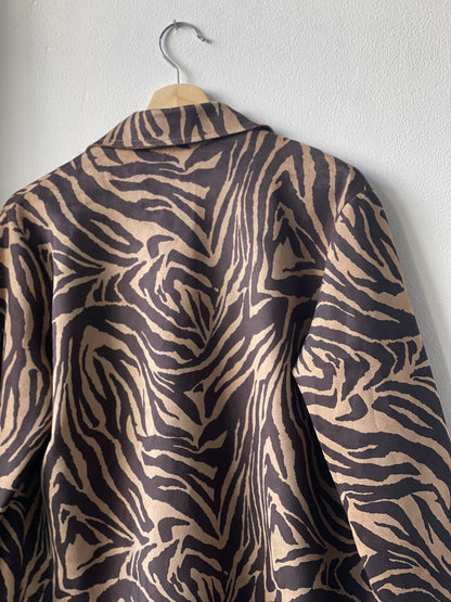 SAFARI | Oversize zebra coat