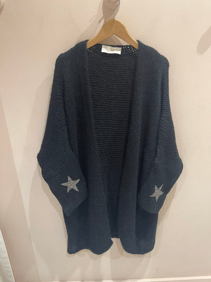 STAR | Cardigan Maxi em malha