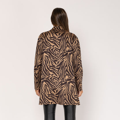 SAFARI | Oversize zebra coat