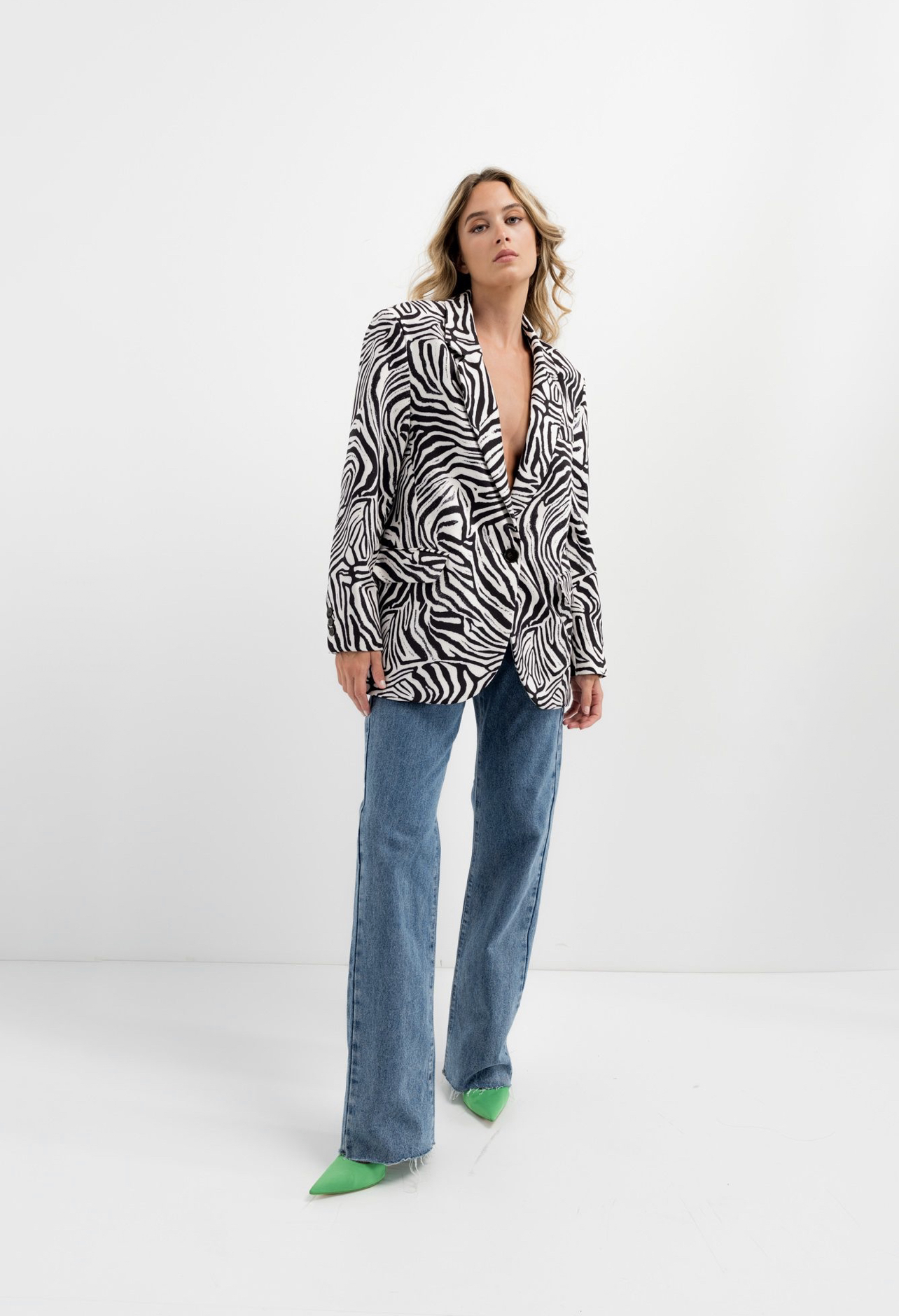 SELVA | Americana oversize cebra