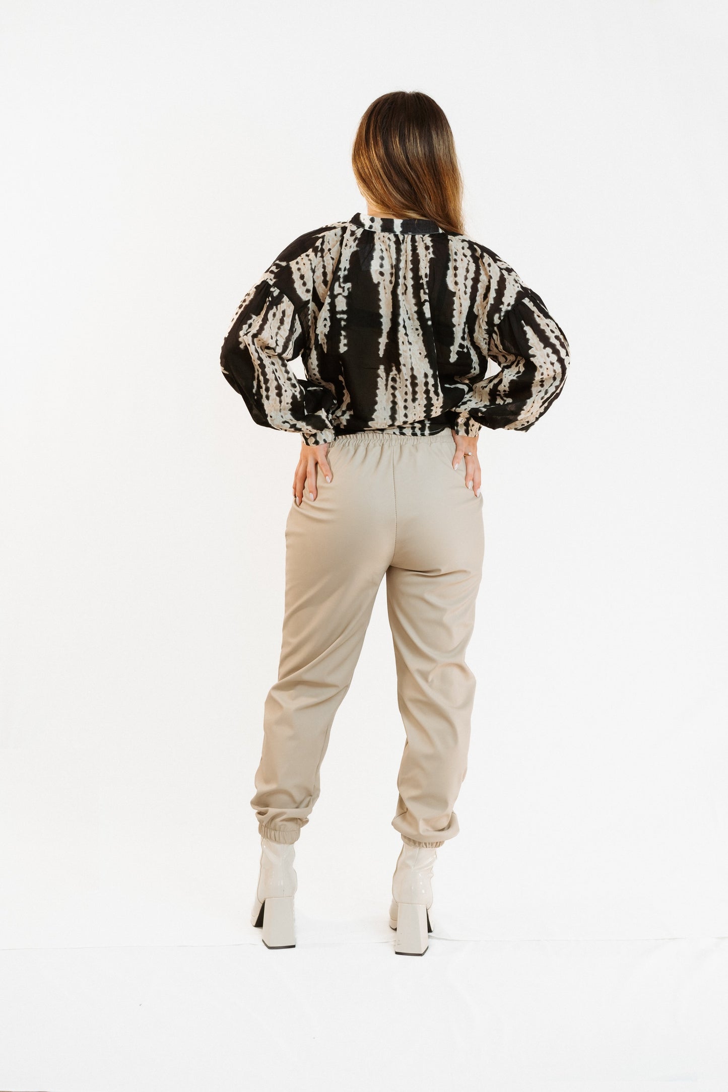 BORELI | Eco-leather pants