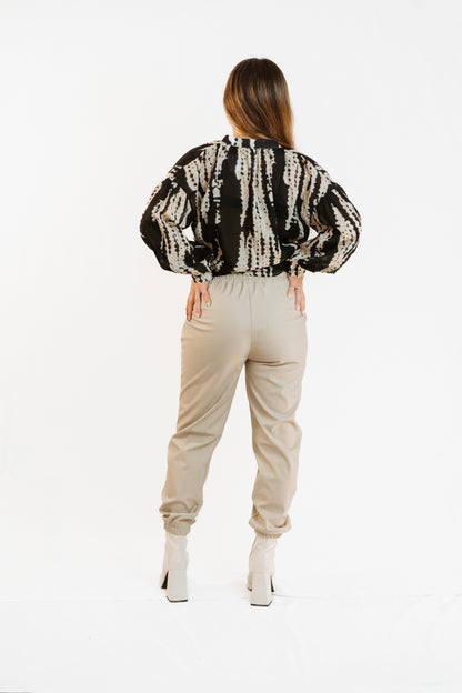 BORELI | Eco-leather pants