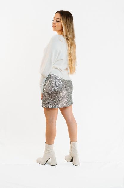 ABSOLUT | Sequin mini skirt